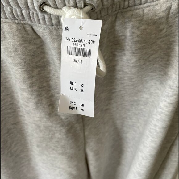 NWT ABERCROMBIE HIGH RISE BARREL SUNDAY SWEATPANTS--WOMEN'S SMALL--GREY - Picture 11 of 11
